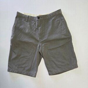 Dockers Waterless Gray Chino Shorts – Men's Size 32 – Cotton Stretch
